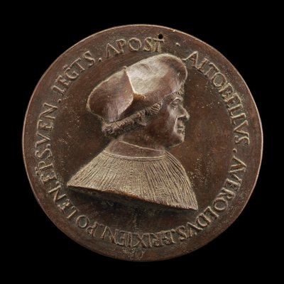Altobello Averoldo di Brescia, morto nel 1531, Vescovo di Pola, Legato Apostolico [recto], 1520s da Maffeo Olivieri