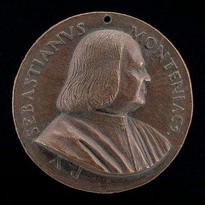 Sebastiano Montagnacco, morto nel 1540, patrizio veneziano [recto], 1520-1530 da Maffeo Olivieri