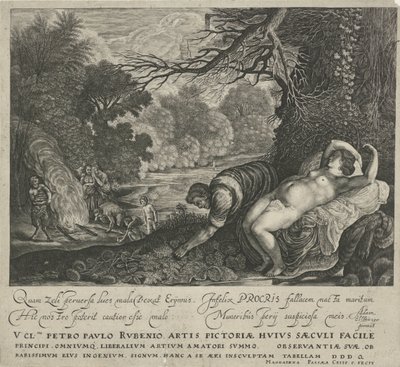 Cefalo e Procri da Magdalena van de Passe