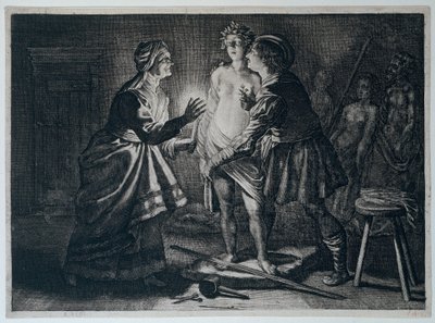 Pigmalione innamorato della sua statua da Magdalena van de Passe