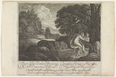 Salmacis e Ermafrodito da Magdalena van de Passe