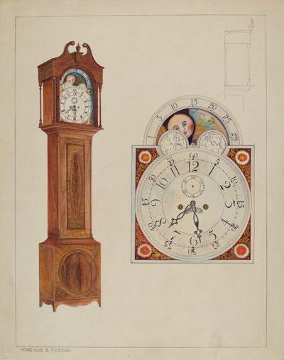 Orologio a pendolo da Magnus S. Fossum