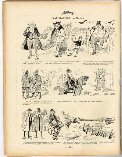 La Baionnette, Satirico a colori da Henri Maigrot