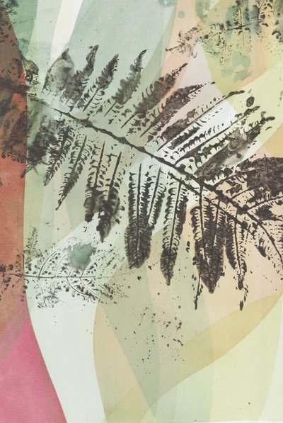 Foglia di felce botanica astratta da Maira Ribena