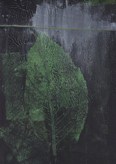 Foglia verde astratta da Maira Ribena