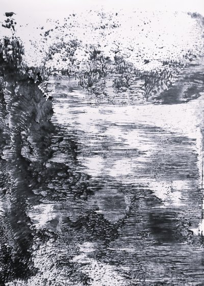 Riflesso monocromatico sul fiume da Maira Ribena