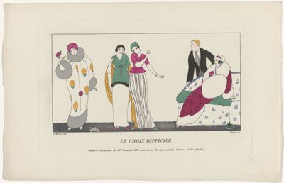 Journal des Dames et des Modes, 1 gennaio 1913: La Scelta difficile da Maire