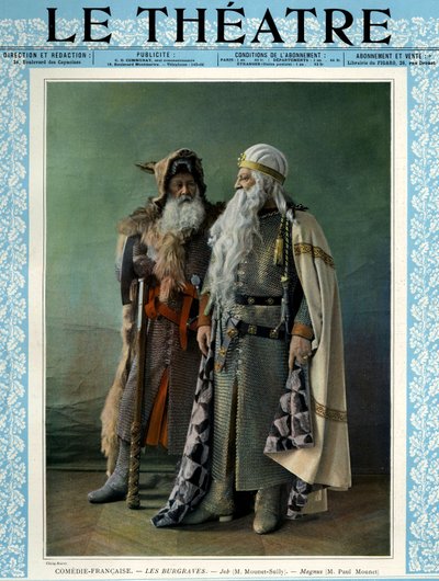 Jean Mounet-Sully e Paul Mounet come Giobbe e Magnus, copertina di 