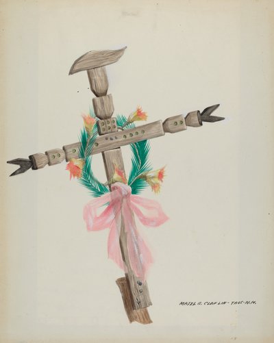 Croce Intagliata - Tomba da Majel G. Claflin