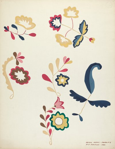 Design da un portfolio proposto, 1935-1942 da Majel G. Claflin