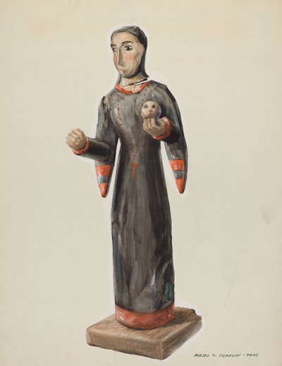 Santa Rita - Bulto da Majel G. Claflin