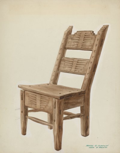 Sedia di Legno da Majel G. Claflin