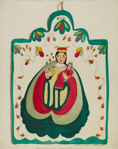 Retablo in Legno, San Antonio da Majel G. Claflin