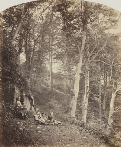 Un sentiero attraverso un bosco da Major Francis Gresley