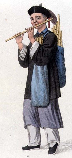 Un Venditore di Flauti, tavola 34 da 