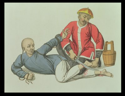 Taglio dei tendini di un malfattore, tavola 17 da 