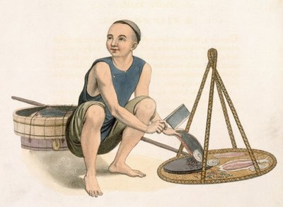 Un pescivendolo, tavola 39 da 