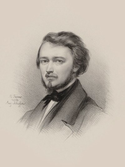 Ritratto del violinista e compositore Hubert Léonard, 1850 da Maksymilian Fajans