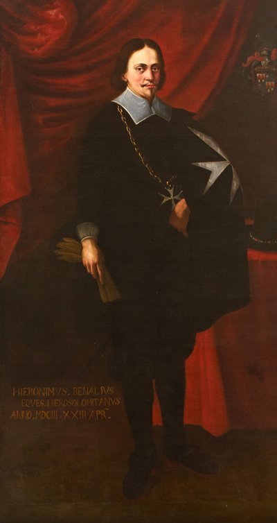 Heironimus Benalius-Girolamo Benaglio di Bergamo, 1603 da Maltese School