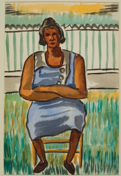 Figura Seduta, c.1934 da Malvin Gray Johnson