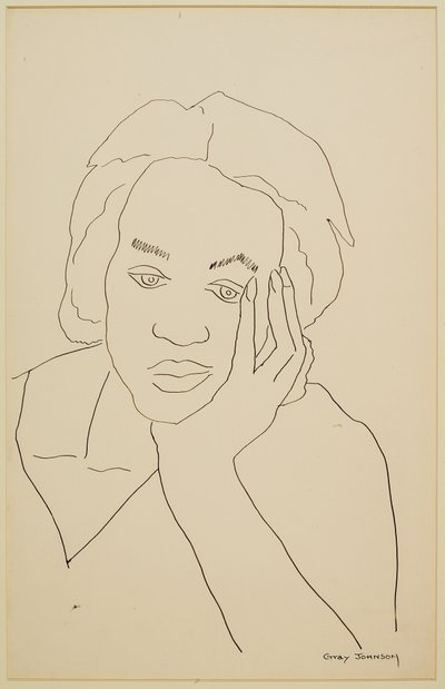 Studio di una ragazza #2 da Malvin Gray Johnson