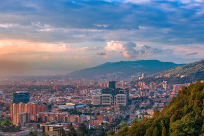 Bogotá, Colombia - Vista panoramica dall