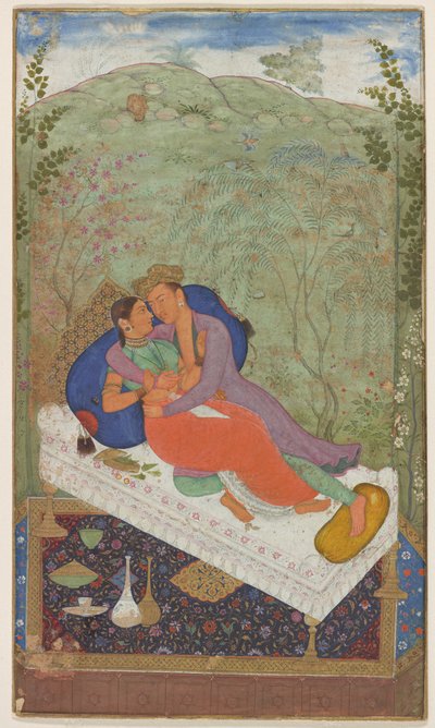 Sultano Murad e una consorte, ca. 1597 da Manohar