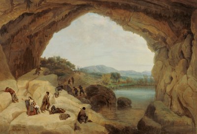 Agguato a un gruppo di banditi alla Cueva del Gato da Manuel Barron y Carrillo