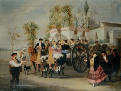 Una processione da Manuel Cabral y Aguado Bejarano