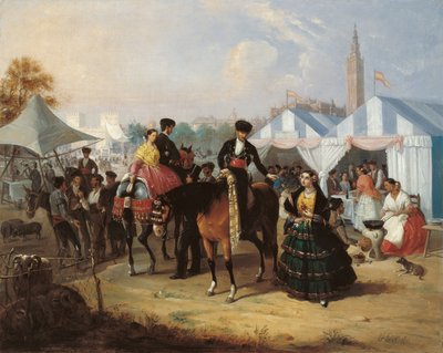 Alla Fiera di Siviglia da Manuel Cabral y Aguado Bejarano