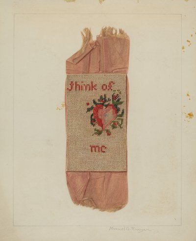 Segnalibro di San Valentino, c. 1938 da Manuel G. Runyan