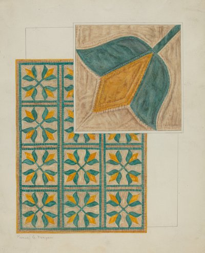 Trapunta applique da Manuel G. Runyan