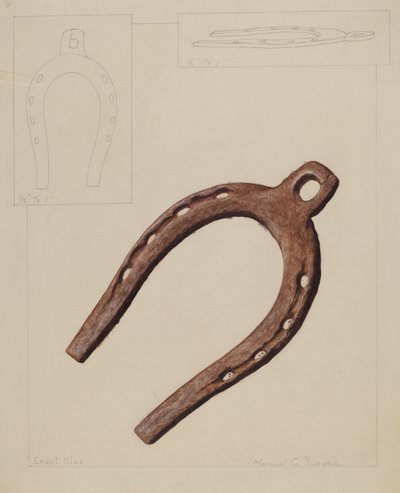 Ferro di mulo, c. 1937 da Manuel G. Runyan
