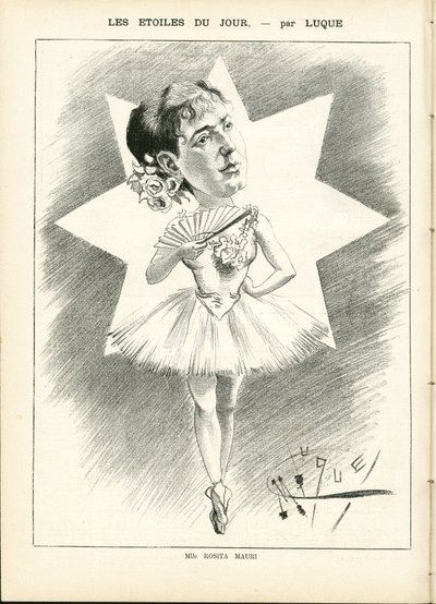 Illustrazione di Manuel Luque in La Caricature (1880) da Manuel Luque