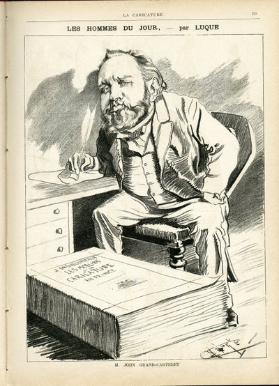 Illustrazione di Manuel Luque in La Caricature (1880) da Manuel Luque