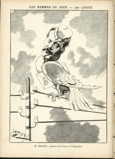 Illustrazione di Manuel Luque in La Caricature (1880) da Manuel Luque