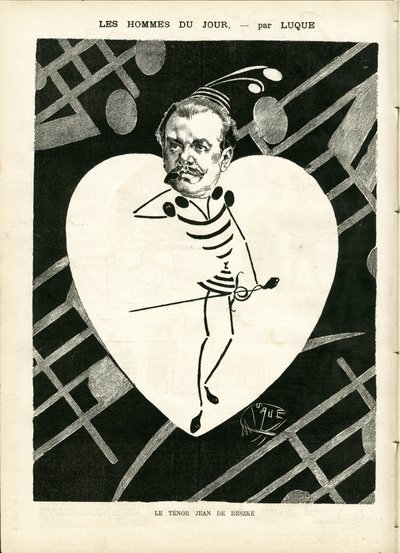 Illustrazione di Manuel Luque (1854-1919) in La Caricature (1880) da Manuel Luque
