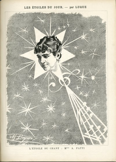 Illustrazione in La Caricature (1880) da Manuel Luque