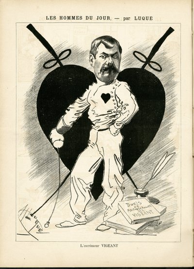 Illustrazione di Manuel Luque in La Caricature (1880) da Manuel Luque