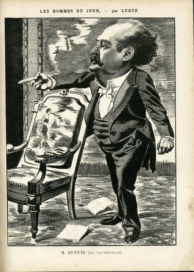 Illustrazione di Manuel Luque in La Caricature (1880) da Manuel Luque
