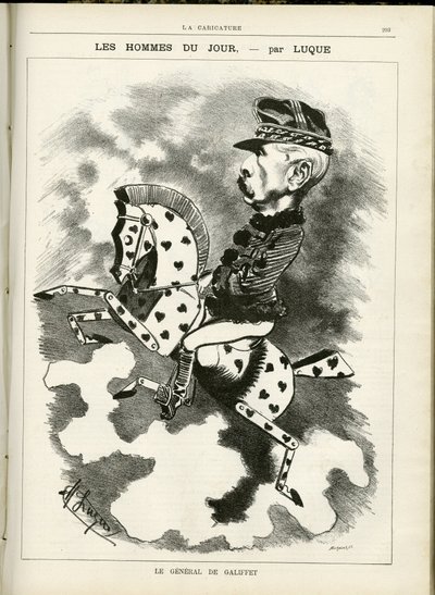 Illustrazione di Manuel Luque in La Caricature (1880) da Manuel Luque