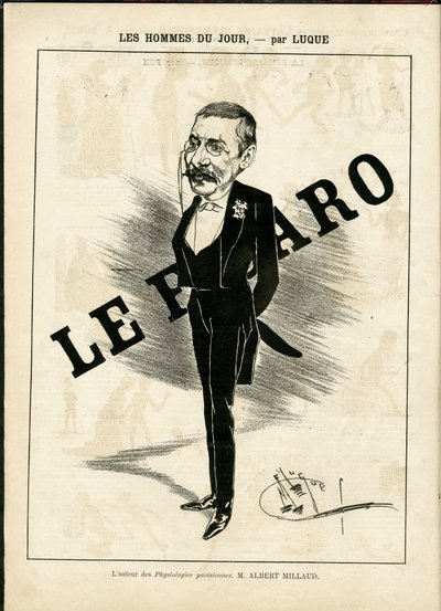 Illustrazione di Manuel Luque (1854-1919) in La Caricature (1880) da Manuel Luque