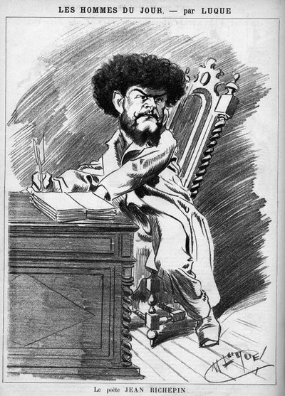 Jean Richepin (1849-1926), scrittore francese da Manuel Luque