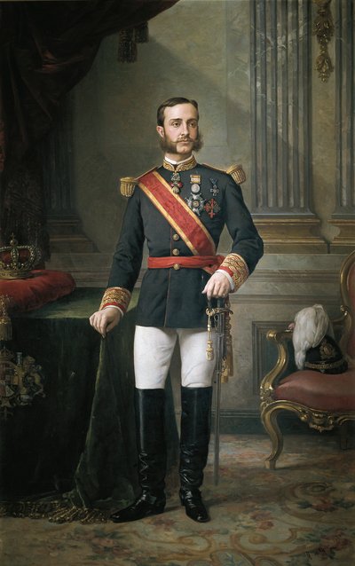Ritratto di Alfonso XII da Manuel Ojeda y Siles