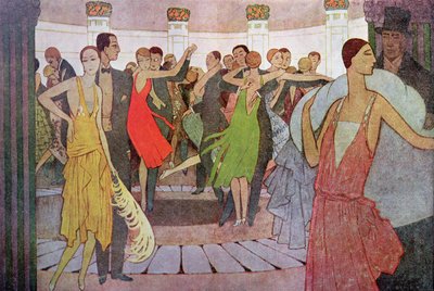Parigi di notte, un club di danza a Montmartre, da 