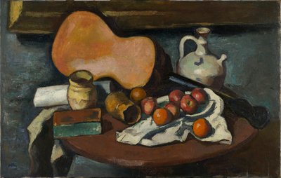 Natura morta con chitarra, anni 1920 da Manuel Ortiz de Zárate