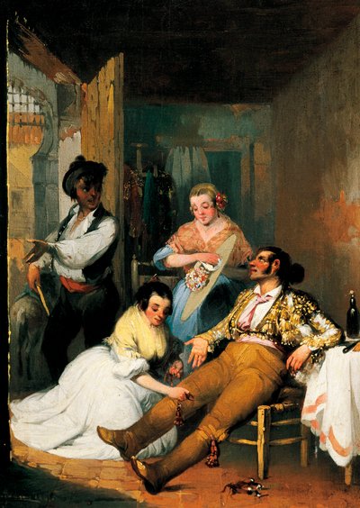Donne che visitano un torero da Manuel Roderiguez Guzman