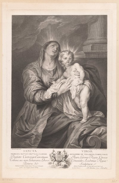 Maria con il Bambino Gesù da Manuel Salvador Carmona