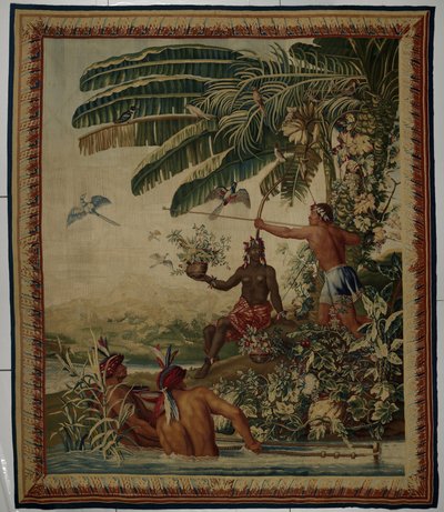 I pescatori, Arazzo dalla serie Les Anciennes Indes da Manufacture Royale des Gobelins