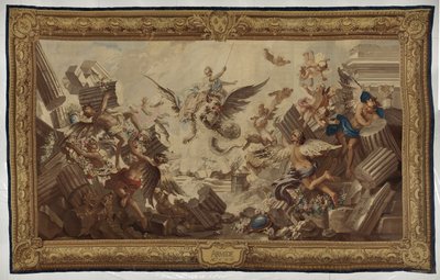 La distruzione del palazzo di Armida da Manufacture Royale des Gobelins